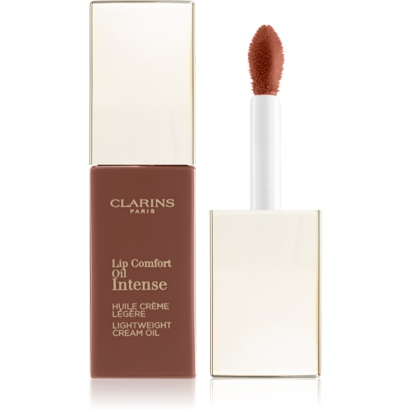 Clarins Lip Comfort Oil Intense olejový lesk na rty s vyživujícím účinkem odstín 01 Intense Nude 6 ml