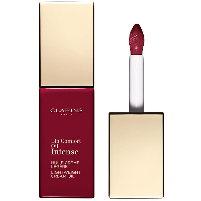 Clarins Lip Comfort Oil Intense olejový lesk na rty s vyživujícím účinkem odstín 08 Intense Burgundy 6 ml