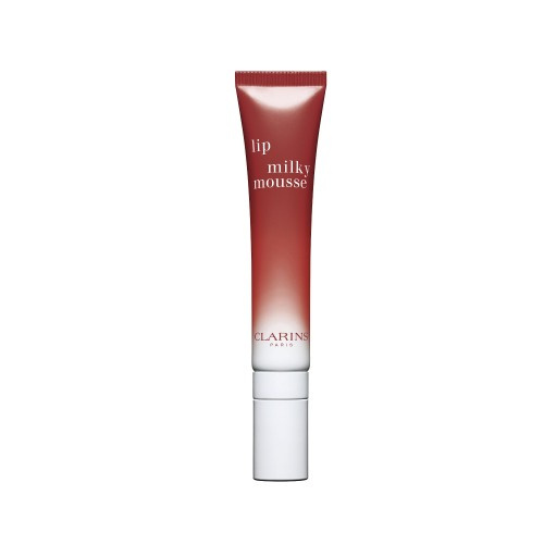 Clarins Milky Mousse balzám na rty s hydratačním účinkem odstín Tea Rose 10 ml