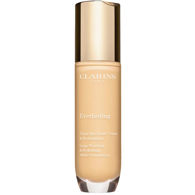 Clarins Everlasting Foundation dlouhotrvající make-up s matným efektem odstín 100.5W - Cream 30 ml