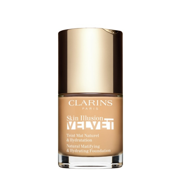 Clarins Skin Illusion Velvet tekutý make-up s matným finišem s vyživujícím účinkem odstín 106N 30 ml