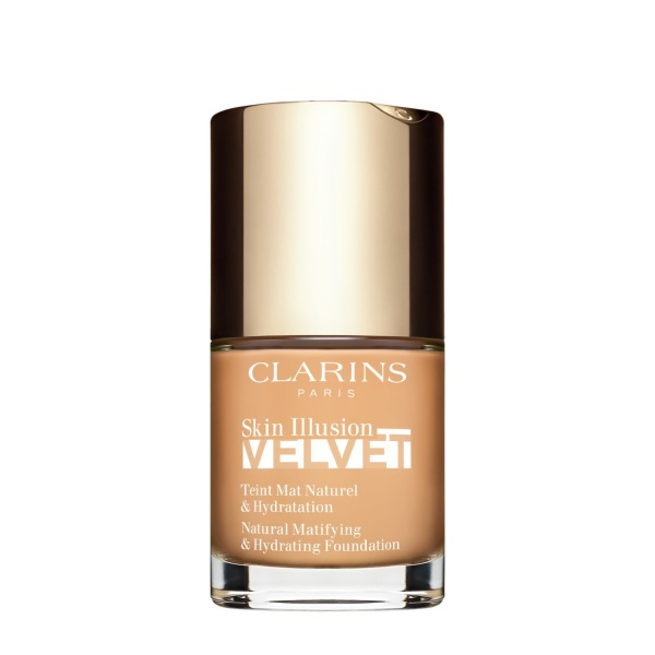 Clarins Skin Illusion Velvet tekutý make-up s matným finišem s vyživujícím účinkem odstín 108W 30 ml