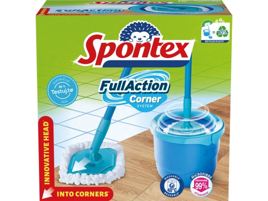 Uklidová sada s mopem Spontex - Full Action Corner Kit