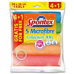 Spontex Microfibre XXL - sada utěrek z mikrovlákna - 5 ks