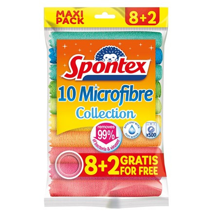 Mikroutěrky Spontex  8+2 zdarma