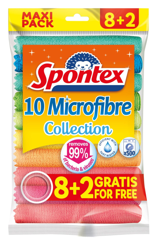 Mikroutěrky Spontex  8+2 zdarma