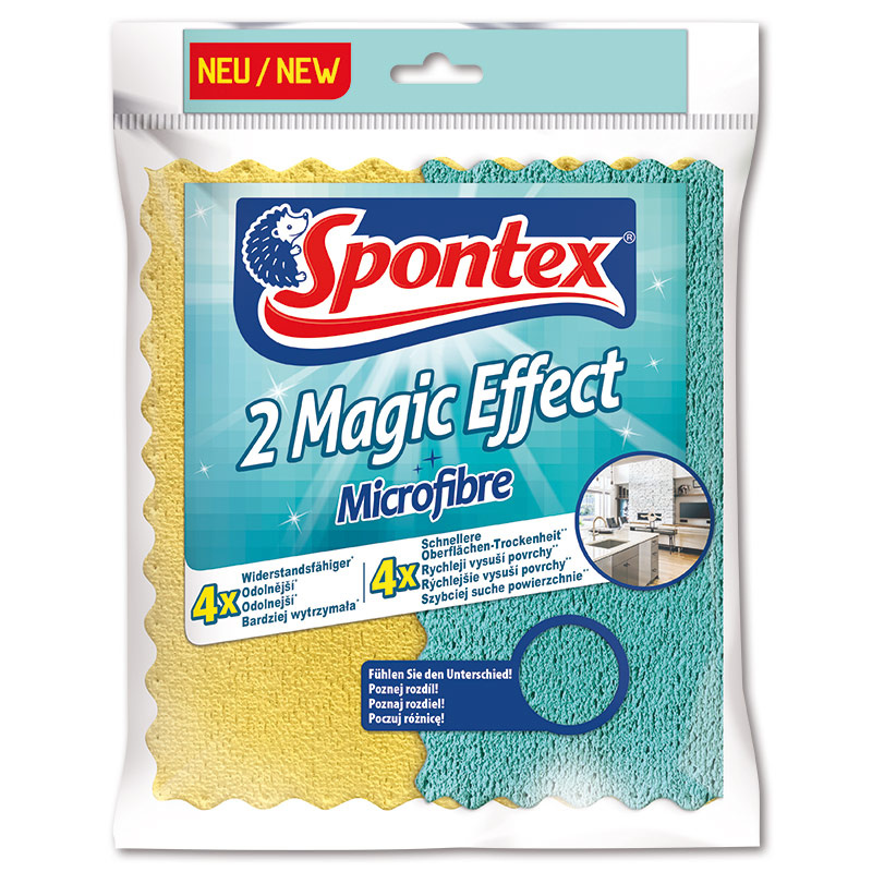 Mikroutěrka Spontex Magic Effect, bal=2 ks