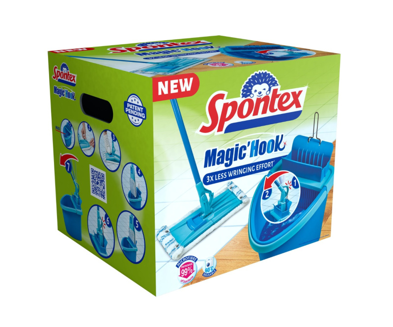 Mop Spontex Magic Hook - systémový mop, 2 ks