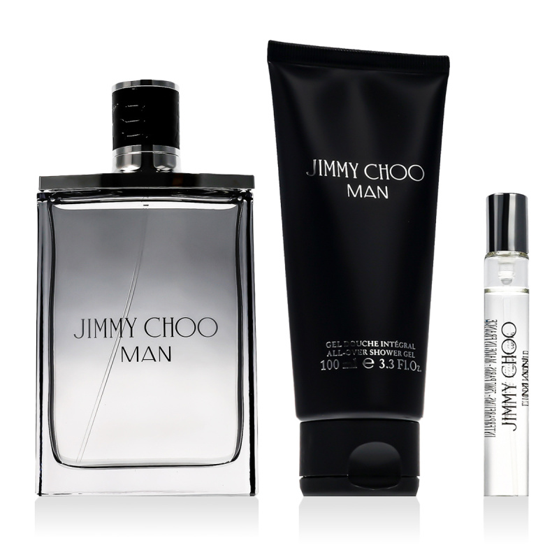 Jimmy Choo Man EDT 100 ml + EDT MINI 7,5 ml + SG na tělo i vlasy 100 ml M