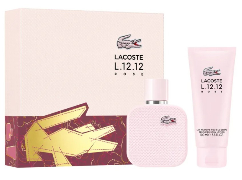Lacoste L.12.12 Rose Eau de Parfum dárková sada pro ženy