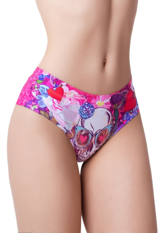 Dámské kalhotky Meméme Skulls lovers Barva: Vícebarevná, Velikost: S