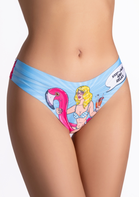 Dámské brazilky Meméme RELAX GIRL Barva: Vícebarevná, Velikost: M