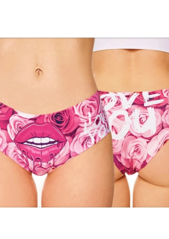Dámské kalhotky Meméme LOVE PASSION Barva: Růžová - světle, Velikost: XL