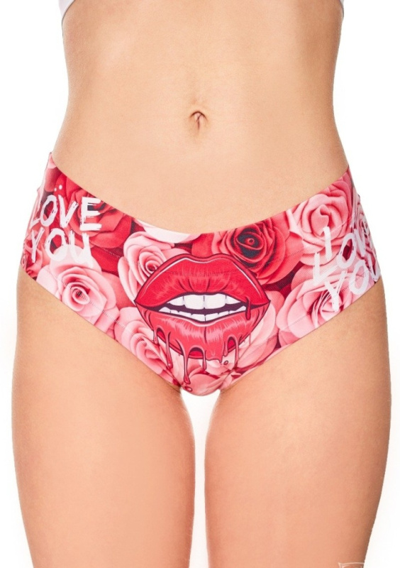 Dámské kalhotky Meméme LOVE PASSION Barva: Růžová - světle, Velikost: XL
