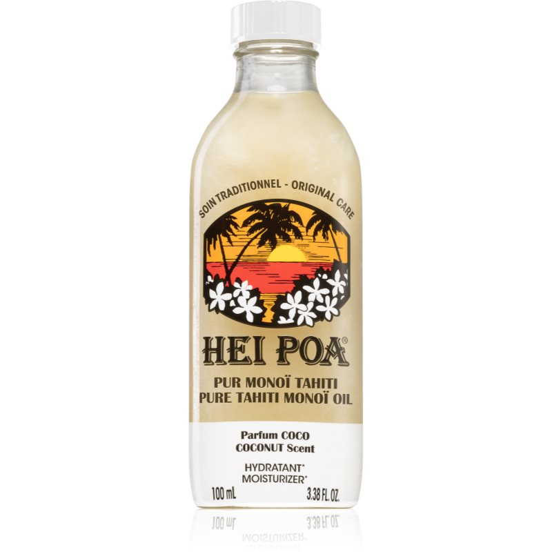 Hei Poa Pure Tahiti Monoï Oil Coconut multifunkční olej na tělo a vlasy 100 ml