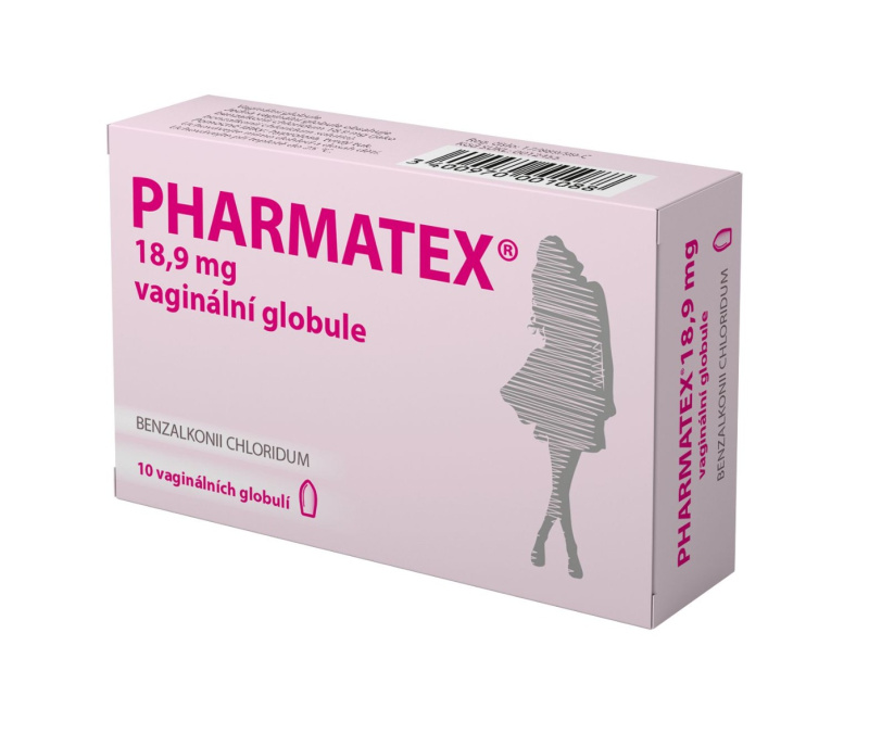 PHARMATEX 18,9MG Vaginální kulička 10