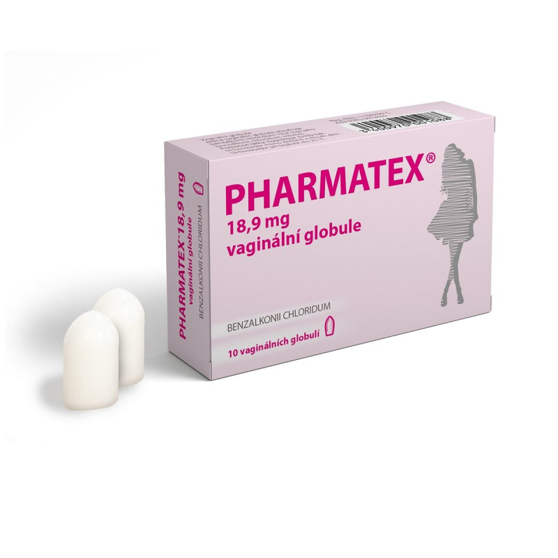 PHARMATEX 18,9MG Vaginální kulička 10