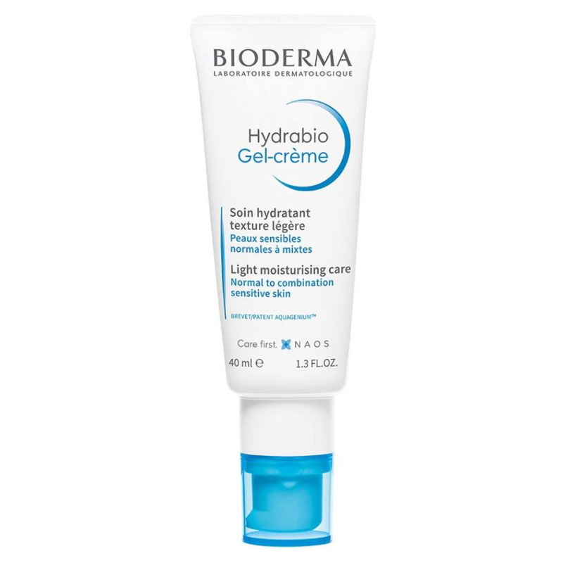 Bioderma Hydrabio Gel-Crème lehký hydratační gelový krém pro normální až smíšenou citlivou pleť 40 ml