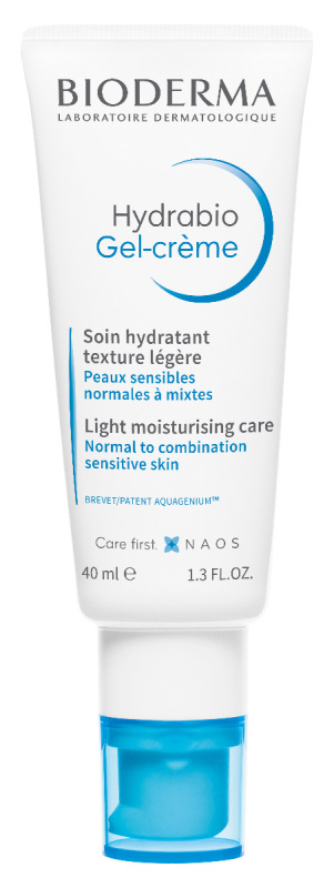 Bioderma Hydrabio Gel-Crème lehký hydratační gelový krém pro normální až smíšenou citlivou pleť 40 ml