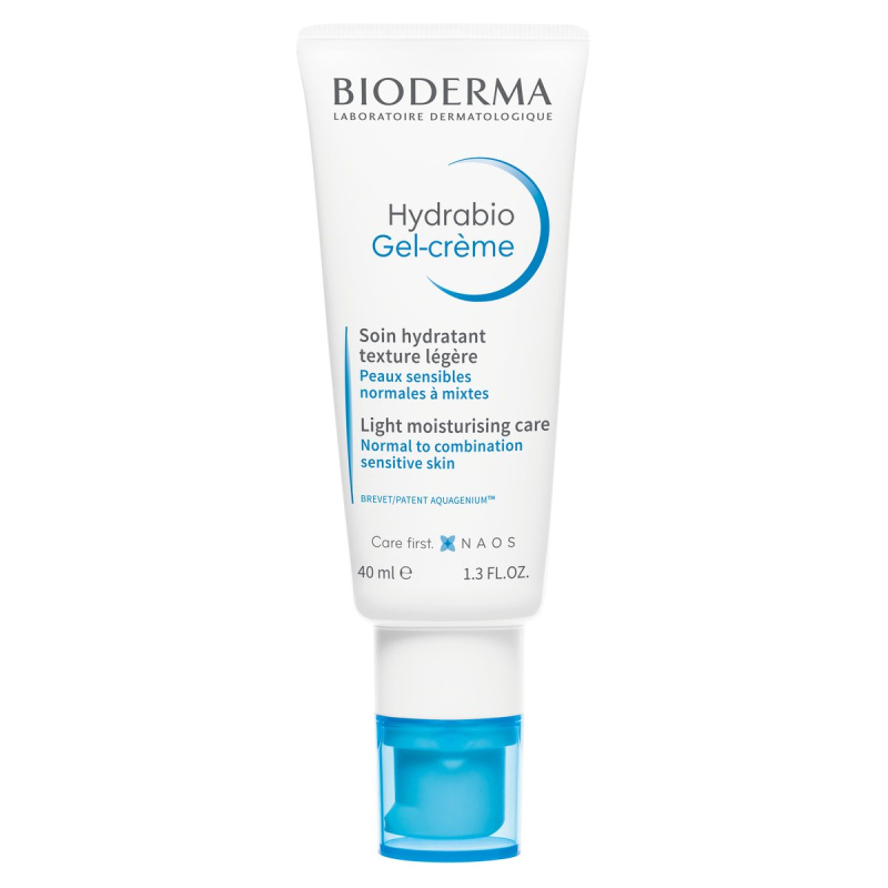 Bioderma Hydrabio Gel-Crème lehký hydratační gelový krém pro normální až smíšenou citlivou pleť 40 ml