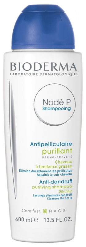 Bioderma Nodé P šampon proti lupům pro mastné vlasy (Anti-dandruff Purifying Shampoo) 400 ml
