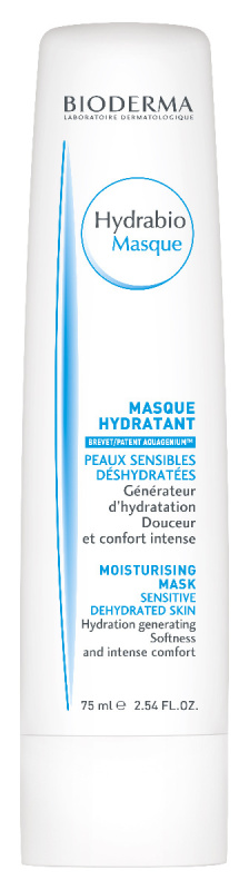 Bioderma Hydrabio Maska hydratační a vyživující maska pro citlivou velmi suchou pleť 75 ml