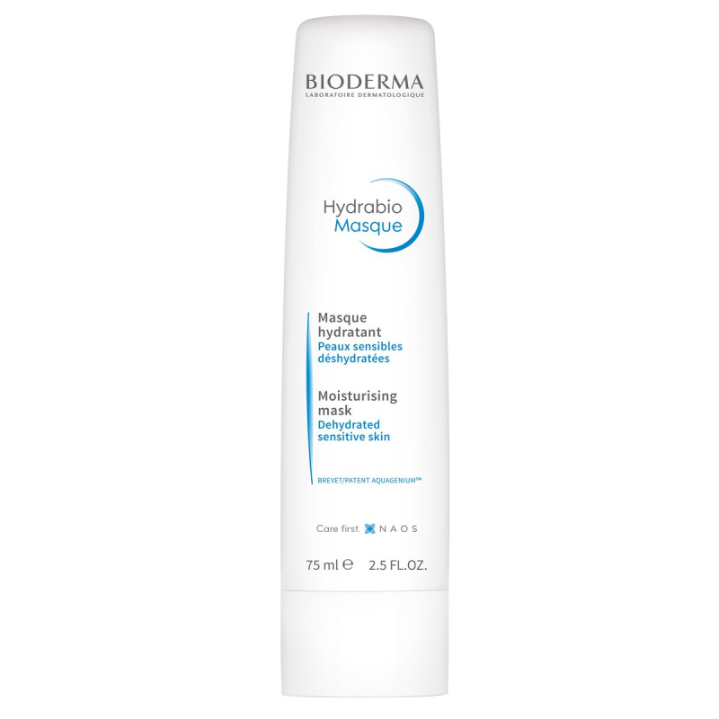 Bioderma Hydrabio Maska hydratační a vyživující maska pro citlivou velmi suchou pleť 75 ml