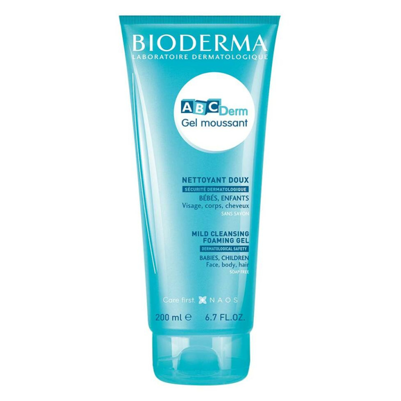 Bioderma ABC Derm Mild Cleansing Foaming Gel sprchový gel pro děti 200 ml