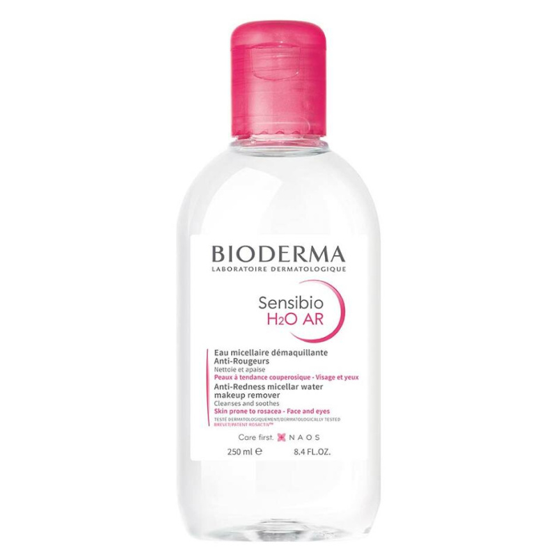 Bioderma Sensibio H2O AR micelární voda pro citlivou pleť se sklonem ke zčervenání 250 ml