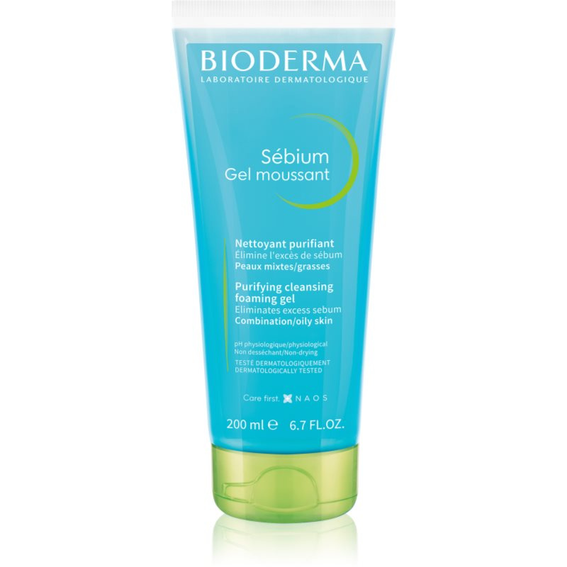 Bioderma Sébium Gel Moussant čisticí gel pro mastnou a smíšenou pleť 200 ml