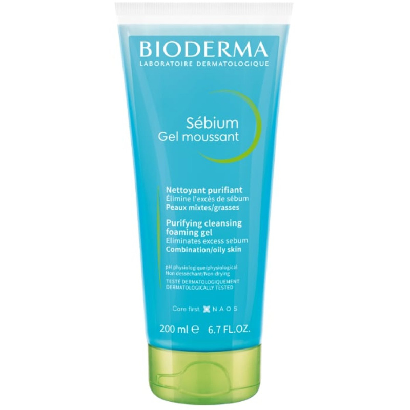 Bioderma Sébium Gel Moussant čisticí gel pro mastnou a smíšenou pleť 200 ml