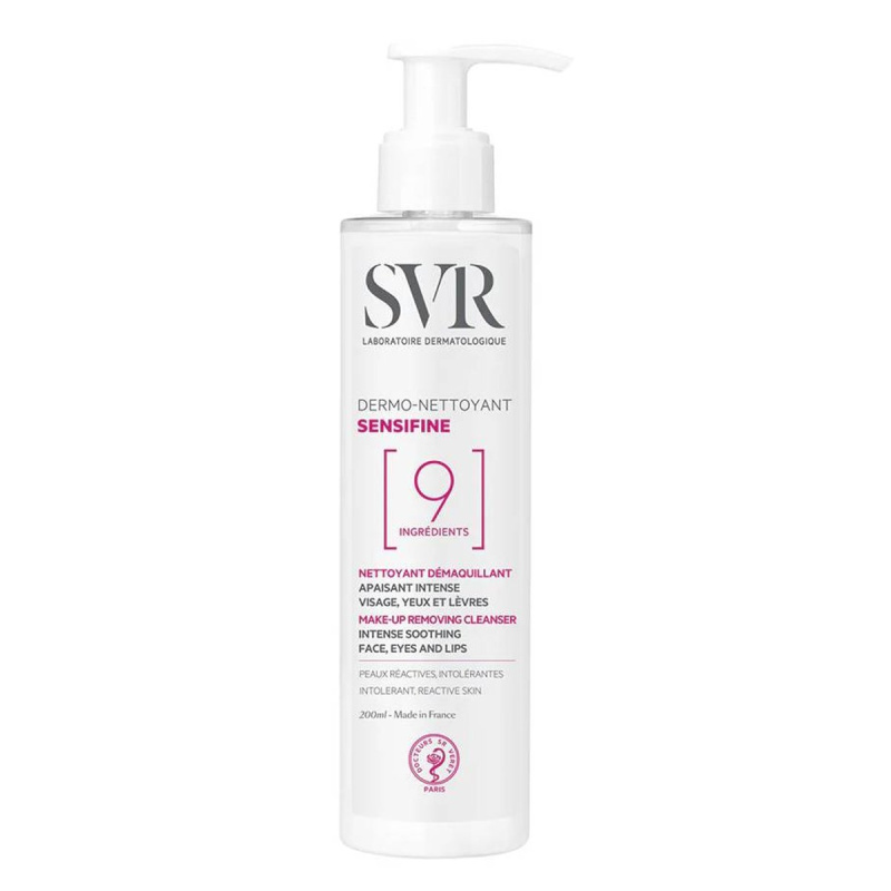 SVR Sensifine zklidňující čisticí mléko pro citlivou pleť se sklonem ke zčervenání 200 ml