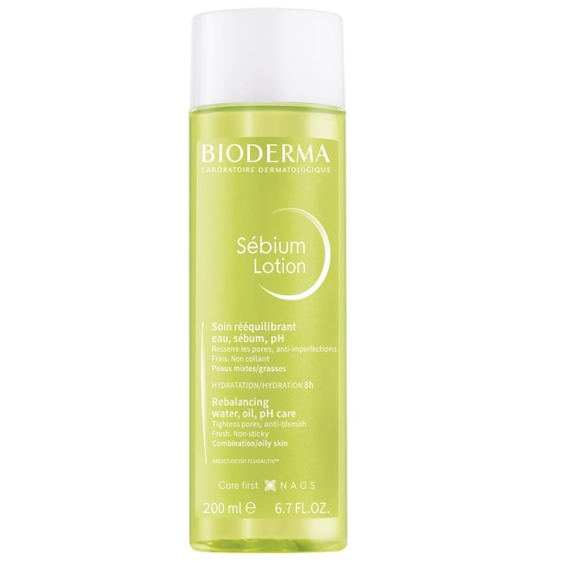Bioderma Sébium Lotion pleťová voda pro navrácení rovnováhy smíšené a mastné pleti 200 ml