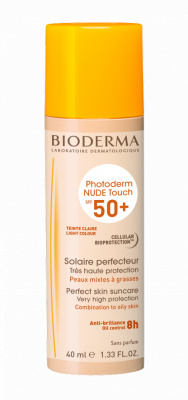 BIODERMA Photoderm NUDE Touch MINERAL světlý SPF50+ 40 ml