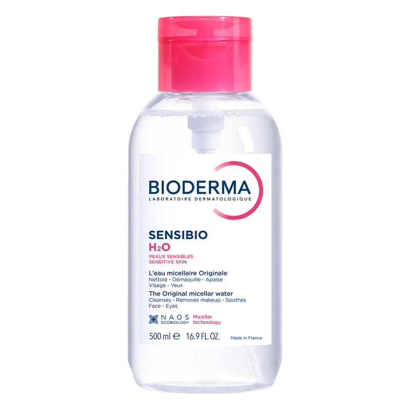 Bioderma Sensibio H2O micelární voda pro citlivou pleť s dávkovačem 500 ml