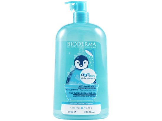 Bioderma ABC Derm Mild Cleansing Foaming Gel sprchový gel pro děti 1000 ml