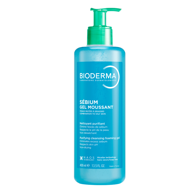 Bioderma Sébium Gel Moussant čisticí gel pro mastnou a smíšenou pleť 500 ml