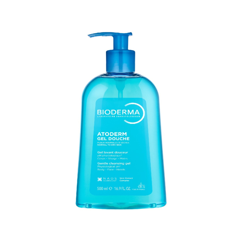 Bioderma Atoderm Gel jemný sprchový gel pro suchou a citlivou pokožku 500 ml