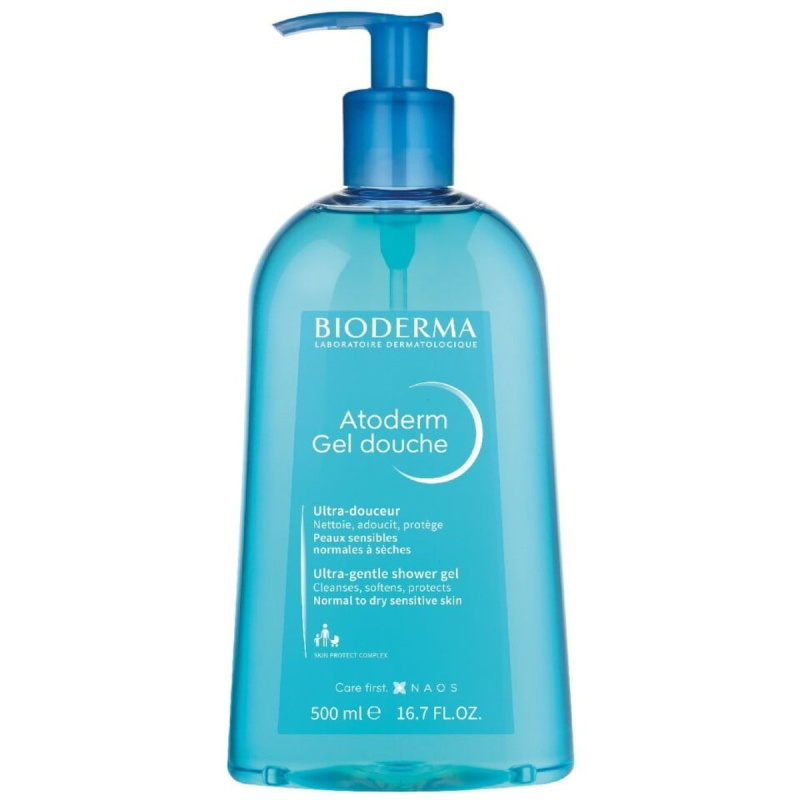 Bioderma Atoderm Gel jemný sprchový gel pro suchou a citlivou pokožku 500 ml