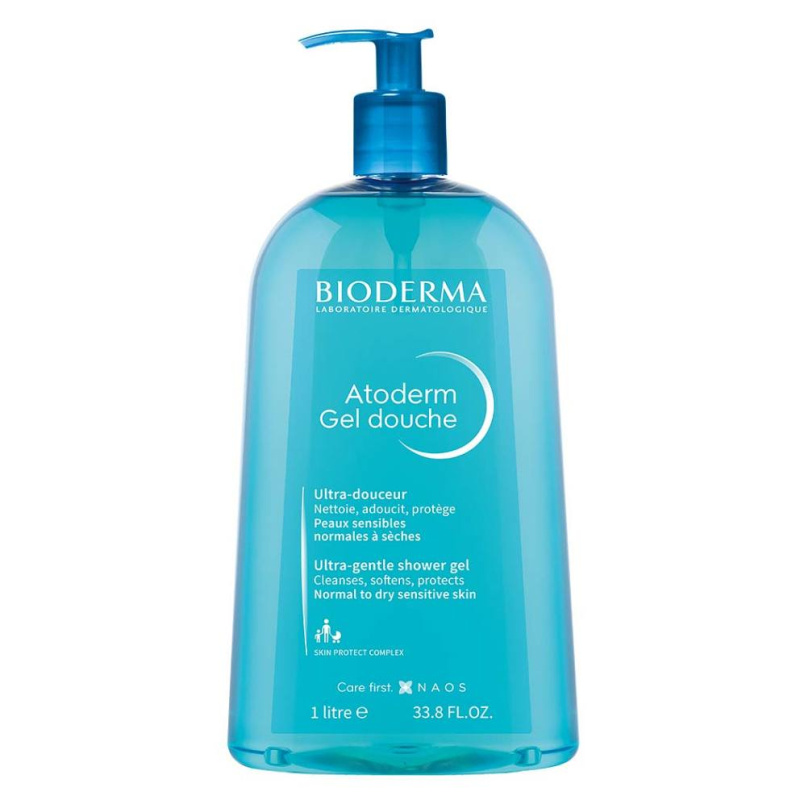 Bioderma Atoderm Gel jemný sprchový gel pro suchou a citlivou pokožku 1000 ml
