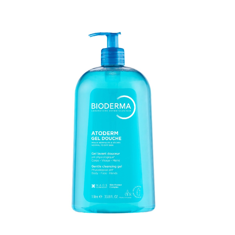 Bioderma Atoderm Gel jemný sprchový gel pro suchou a citlivou pokožku 1000 ml