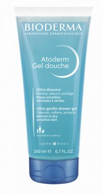 Bioderma Atoderm Gel jemný sprchový gel pro suchou a citlivou pokožku 200 ml