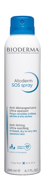 Bioderma Atoderm SOS Sprej SOS sprej pro okamžité zklidnění pocitu svědění 200 ml