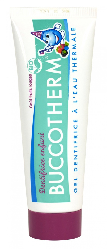 Buccotherm BIO dětská zubní pasta bez fluoridů- lesní ovoce, 50 ml