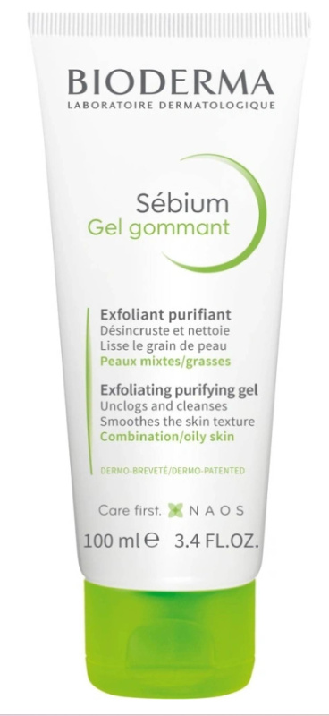 Bioderma Sébium Peelingový Gel čisticí peeling pro mastnou a smíšenou pleť 100 ml