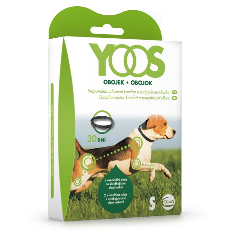 YOOS obojek pro psy  vel.S/ do 46,5cm