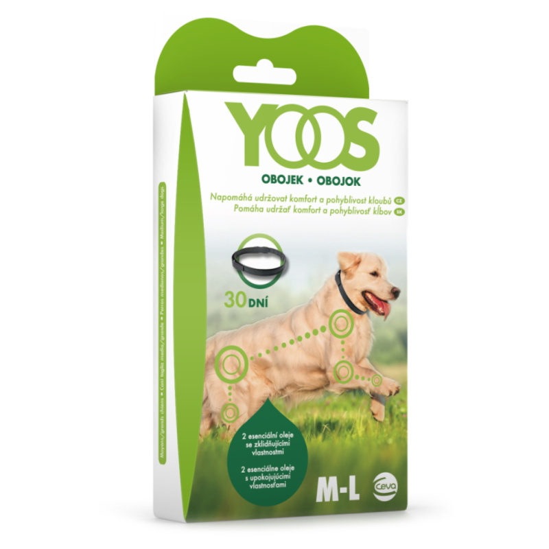 YOOS obojek pro psy vel. M-L vel. M-L/ do 62,5 cm