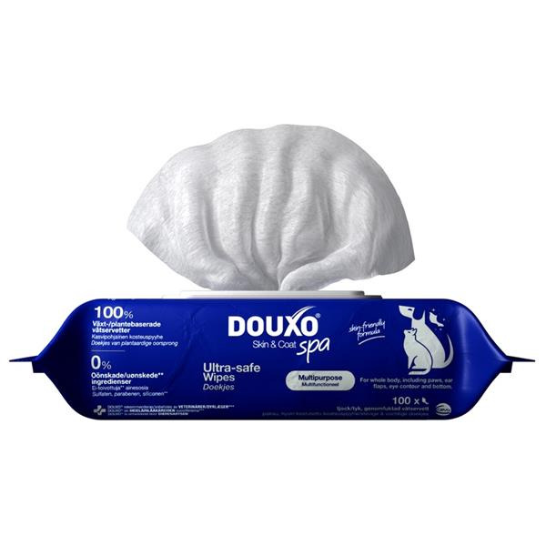 DOUXO Skin & Coat spa univerzální vlhčené ubrousky 100 kusů