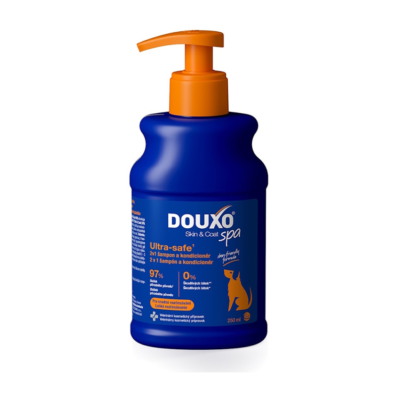 DOUXO Skin & Coat spa 2v1 šampon a kondicionér  pro psy 250 ml