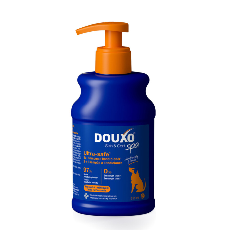 DOUXO Skin & Coat spa 2v1 šampon a kondicionér  pro psy 250 ml